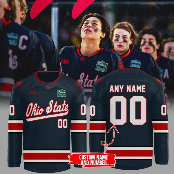 Ohio State Buckeyes Wrigley Field Frozen Confines Hockey Jersey