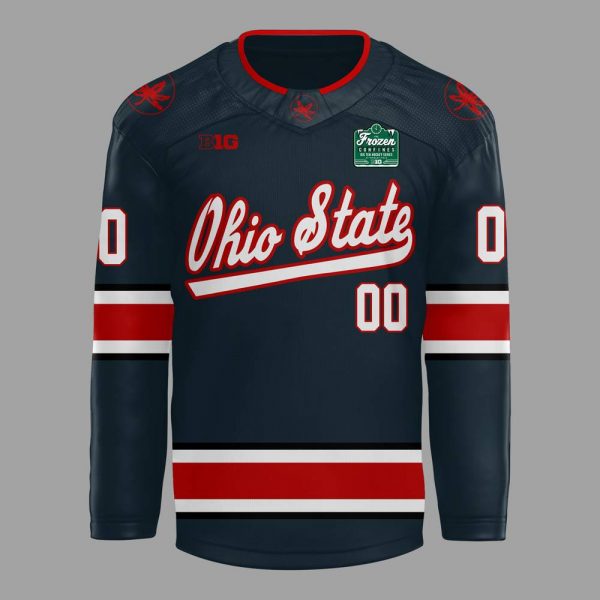 Ohio State Buckeyes Wrigley Field Frozen Confines Hockey Jersey