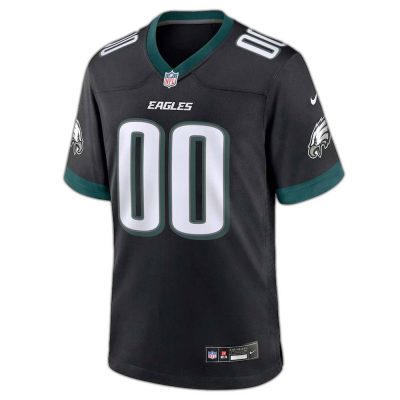 Philadelphia Eagles Carbon Black Fashion Game “All Black” Football Jersey