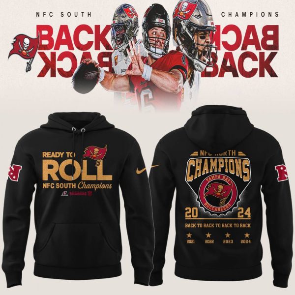 Tampa Bay Buccaneers NFC South Division Champions Black Hoodie