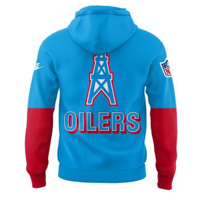 Tennessee Titans The Oilers Throwback Limited Edition Hoodie