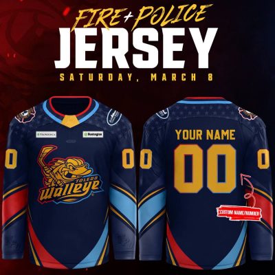 Toledo Walleye x First Responders Night Hockey Jersey