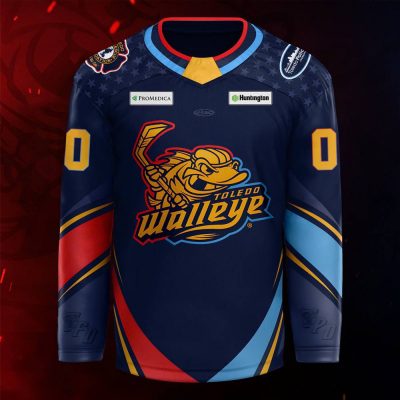 Toledo Walleye x First Responders Night Hockey Jersey