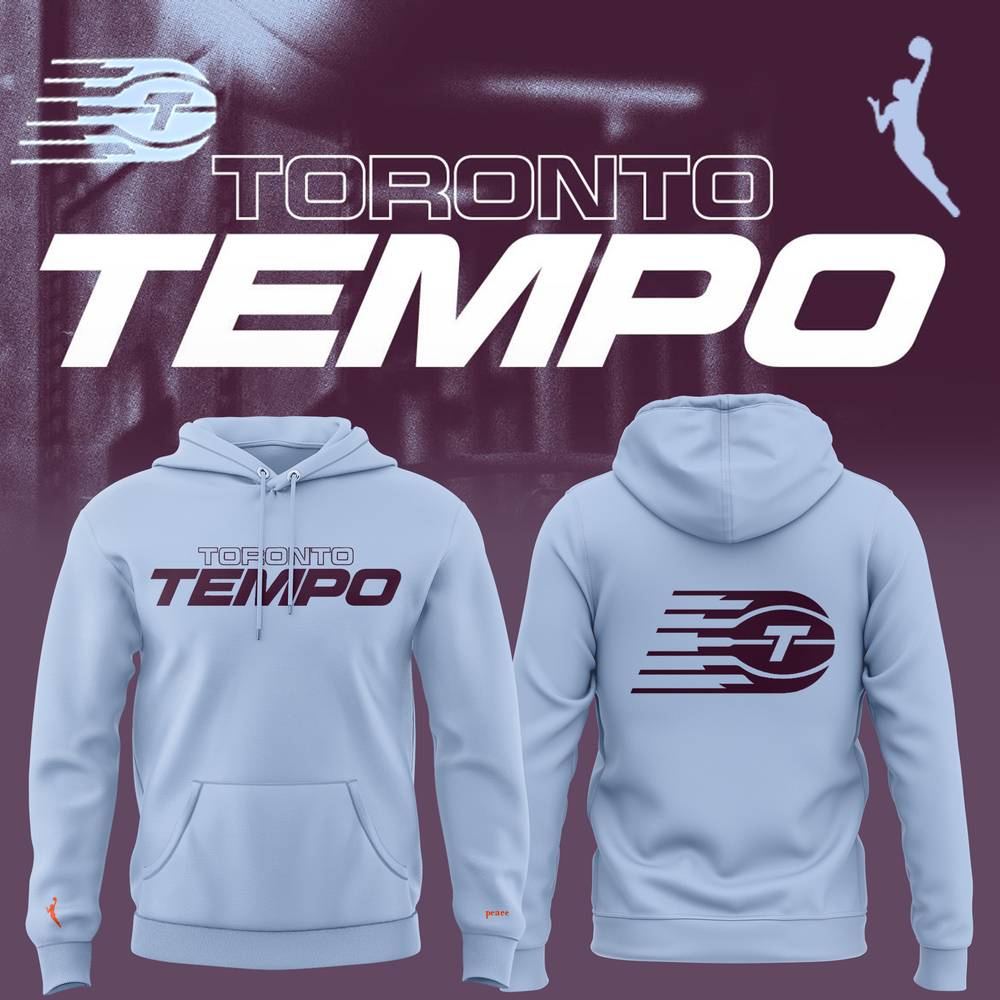 Toronto Tempo Limited Edition Light Blue Hoodie Toronto Tempo Limited Edition Light Blue Hoodie