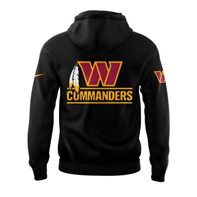 Washington Commanders 2024 NFL Playoffs Take Command Black Hoodie