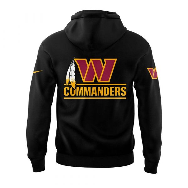 Washington Commanders 2024 NFL Playoffs “Take Command” Black Hoodie