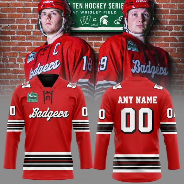 Wisconsin Badgers 2025 Frozen Confines Hockey Jersey