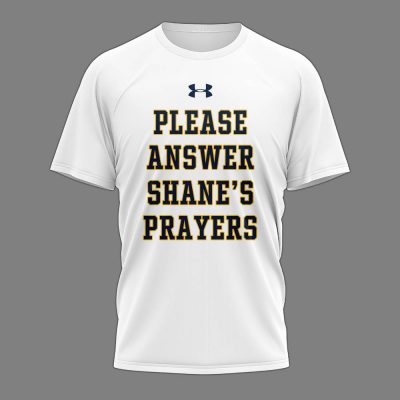 Notre Dame Fighting Irish x Answer Shane’s Prayers Limited Edition White Shirt