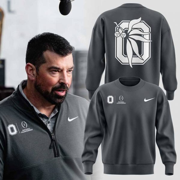 Ohio State Buckeyes Coach Ryan Day Grey Sweatshirt