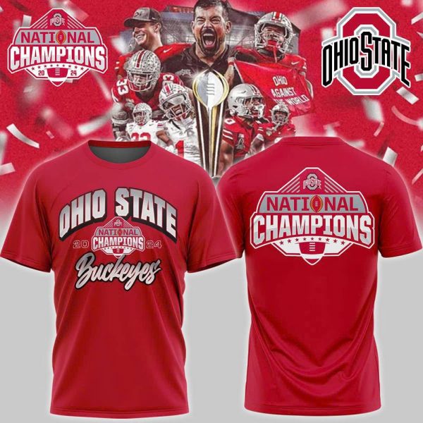 Ohio State Buckeyes National Champions Red Shirt