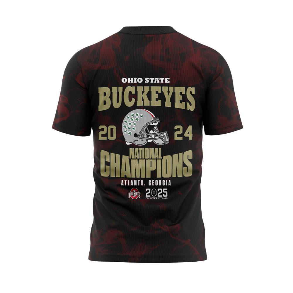 Ohio State Buckeyes Undisputed Champs Smoke Red Shirt Ohio State Buckeyes Undisputed Champs Smoke Red Shirt