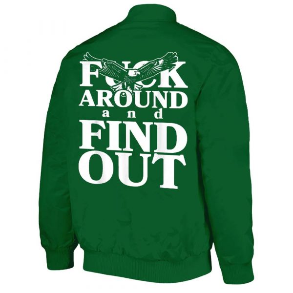 Philadelphia Eagles x Fuck Around and Find Out Bomber Jacket