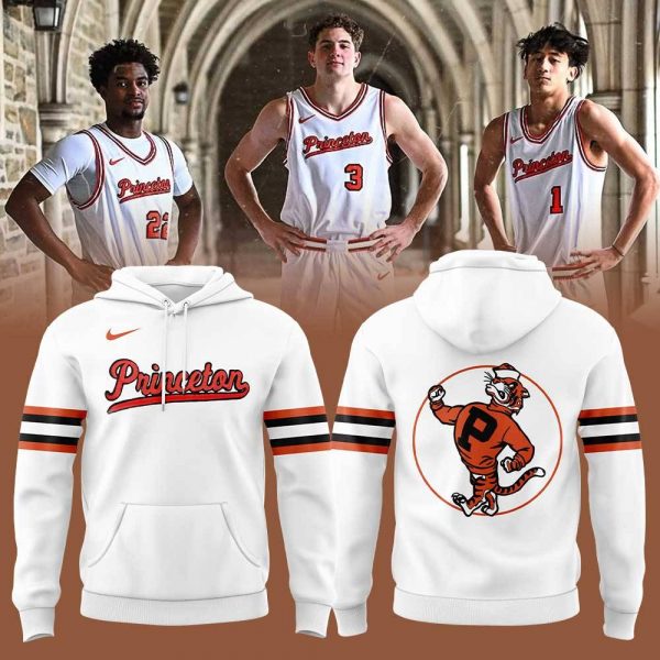 Princeton Tigers Basketball Vintage Uniform Hoodie
